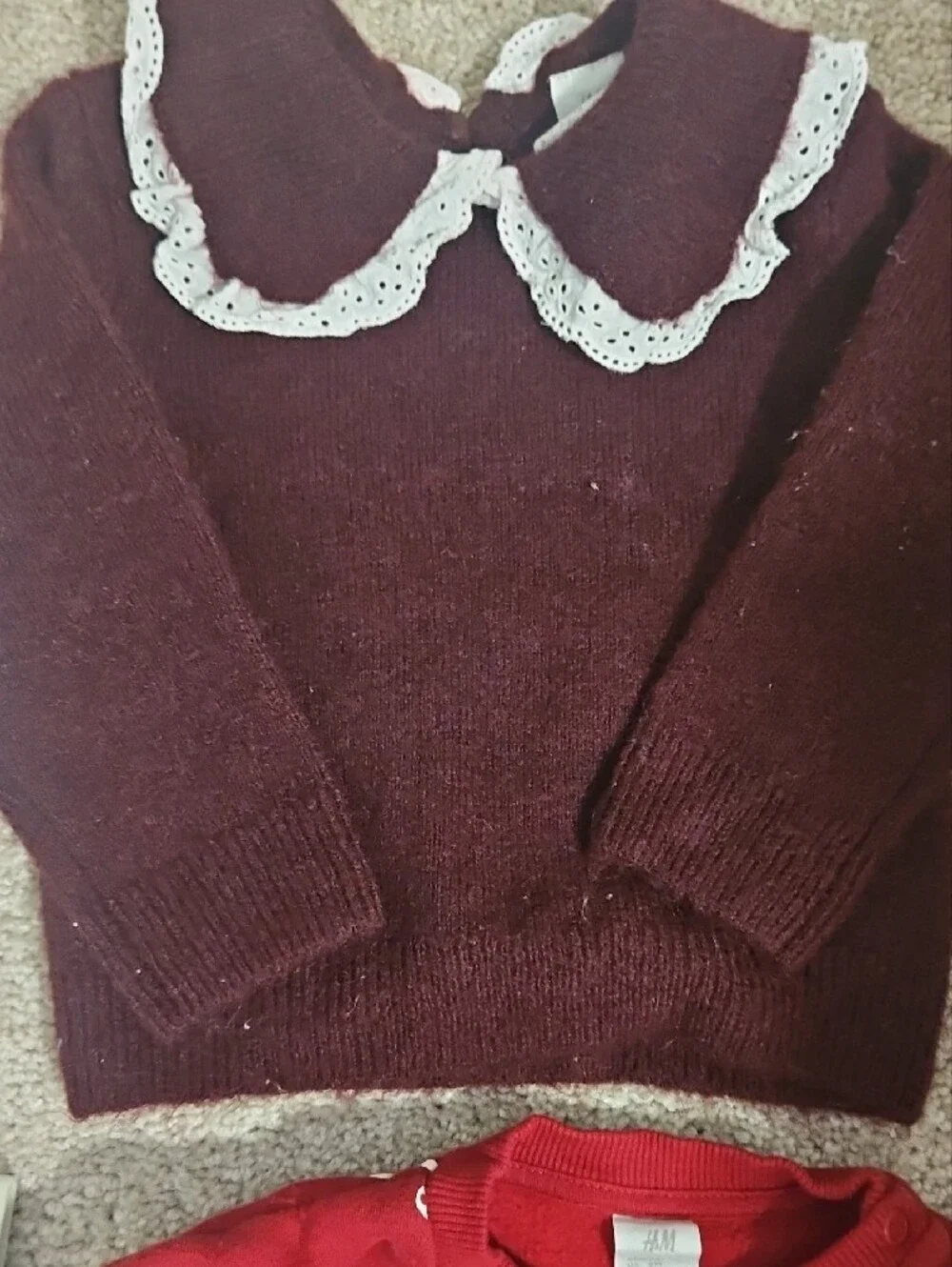 H&M soft burgundy